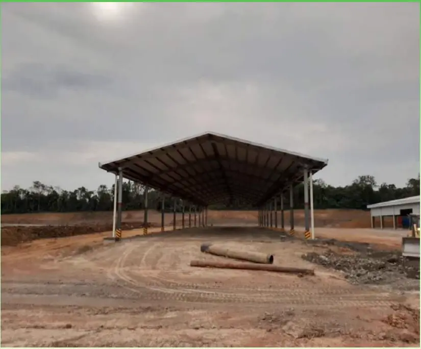 Pembangunan Tyre Storage KM65 1